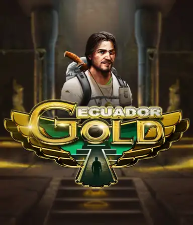Слот-машину Ecuador Gold от ELK Studios с изображением барабанов, окруженных зеленью джунглей и золотыми иконами.